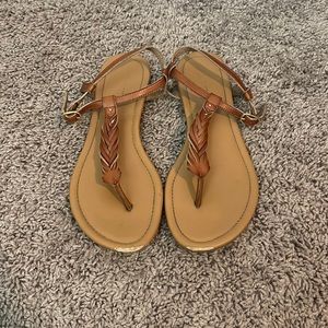 Old navy Brown braided sandals